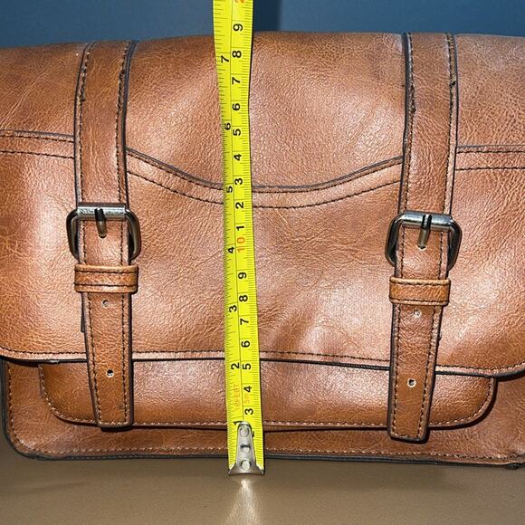 MOSSIMO Supply Co. Crossbody Shoulder Bag Brown non Leather material adjustable - Picture 9 of 10